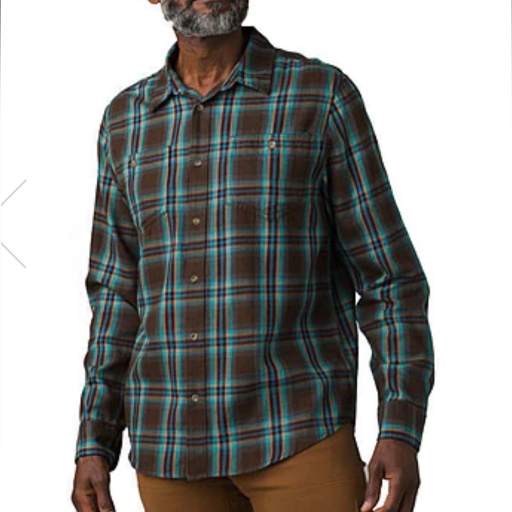 Mens prana button down shirt